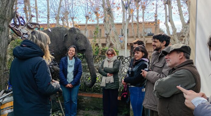 EL MUSEO PALEONTOLÓGICO INCORPORÓ UNA ESCULTURA REALIZADA CON CHATARRA