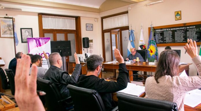 EL CONCEJO DELIBERANTE APROBÓ DISTINCIONES Y PROYECTOS POR UNANIMIDAD EN SU SÉPTIMA SESIÓN ORDINARIA