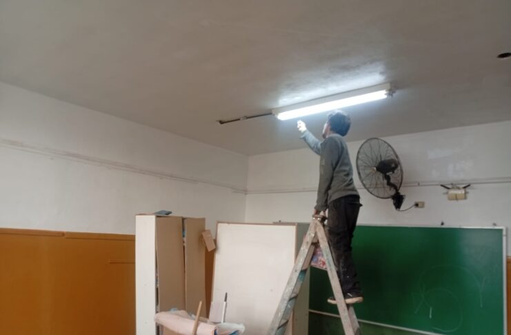 JORNADA DE PINTURA Y PUESTA EN VALOR DE LA ESCUELA PRIMARIA N°9