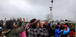 CEREMONIA DE LA PACHAMAMA EN EL ESPACIO PUEBLOS ORIGINARIOS